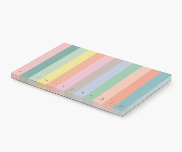Color Block Large Memo Notepad