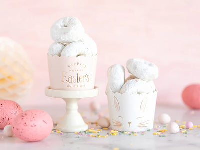 Gold Foiled Easter's On It's Way 5 oz Food Cups (50 pcs)